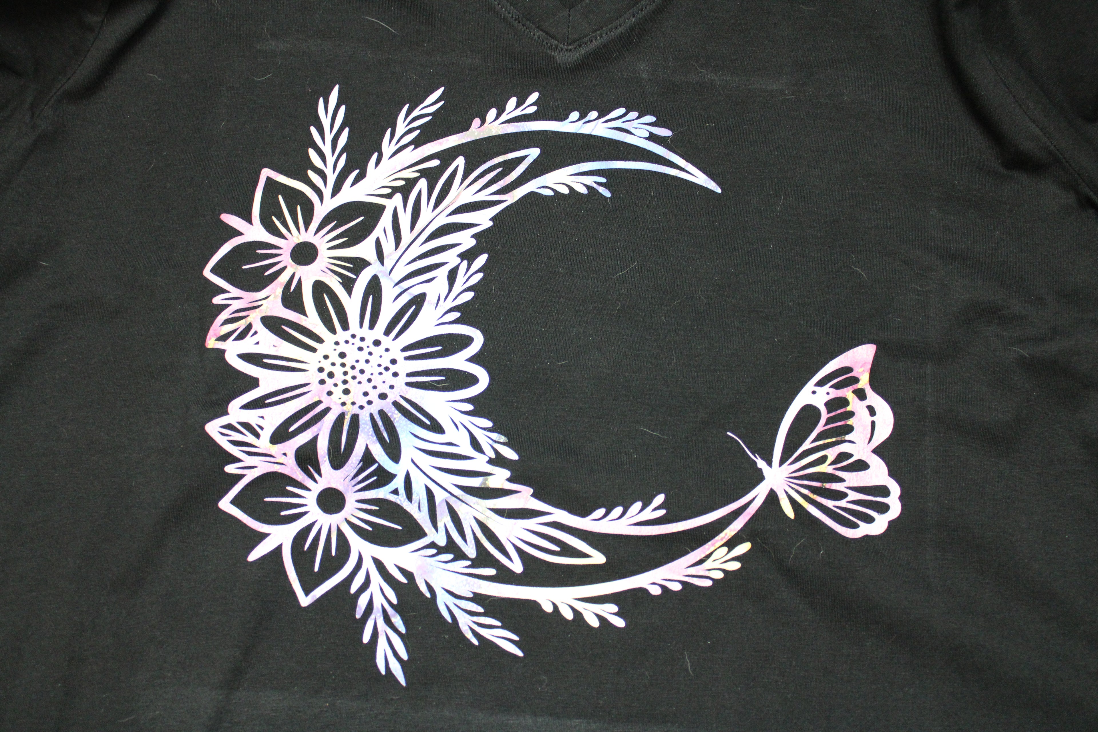 Floral Butterfly Moon