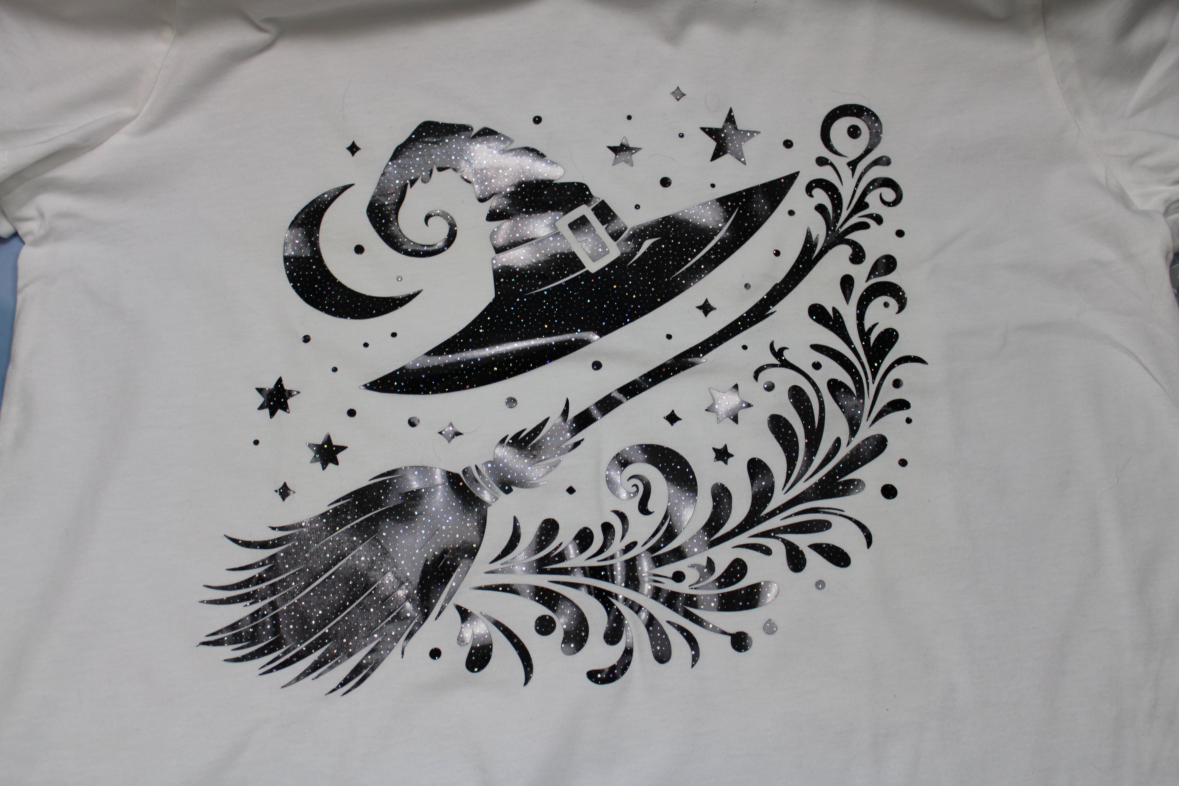 The Witches Hat & Broom T-Shirt