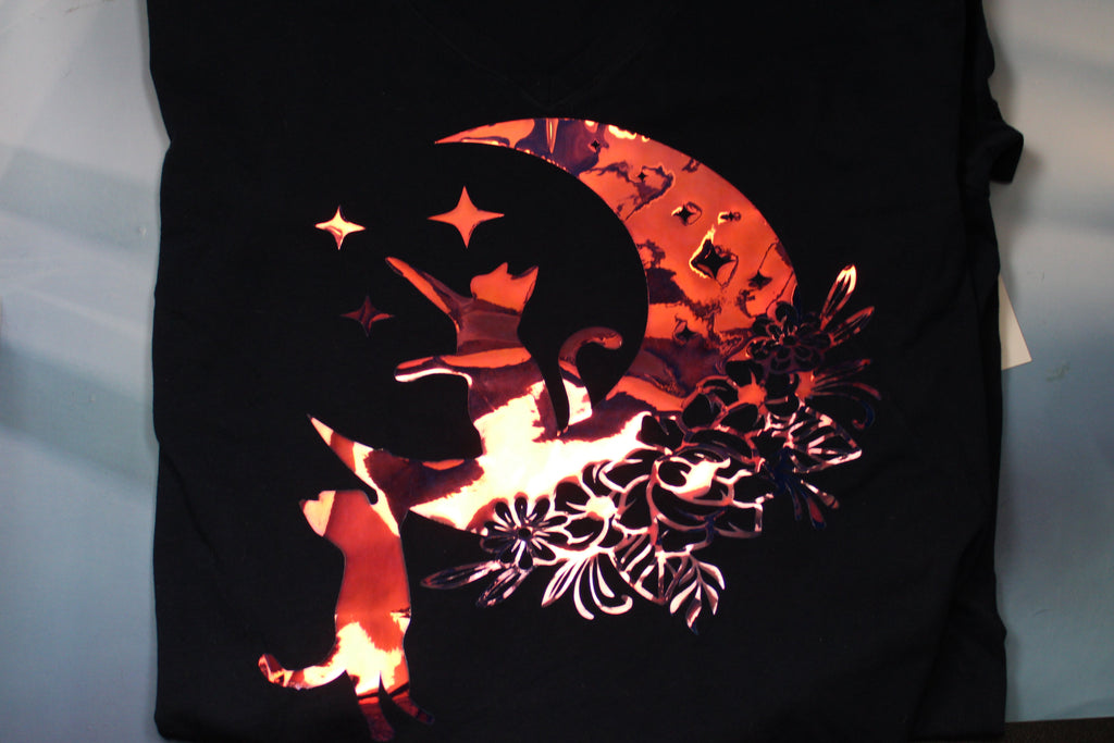 Kittens Playing with the Moon T-Shirt