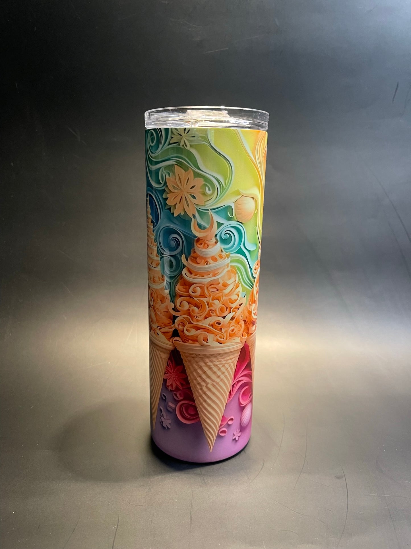 3-D Ice Cream 20oz Tumbler