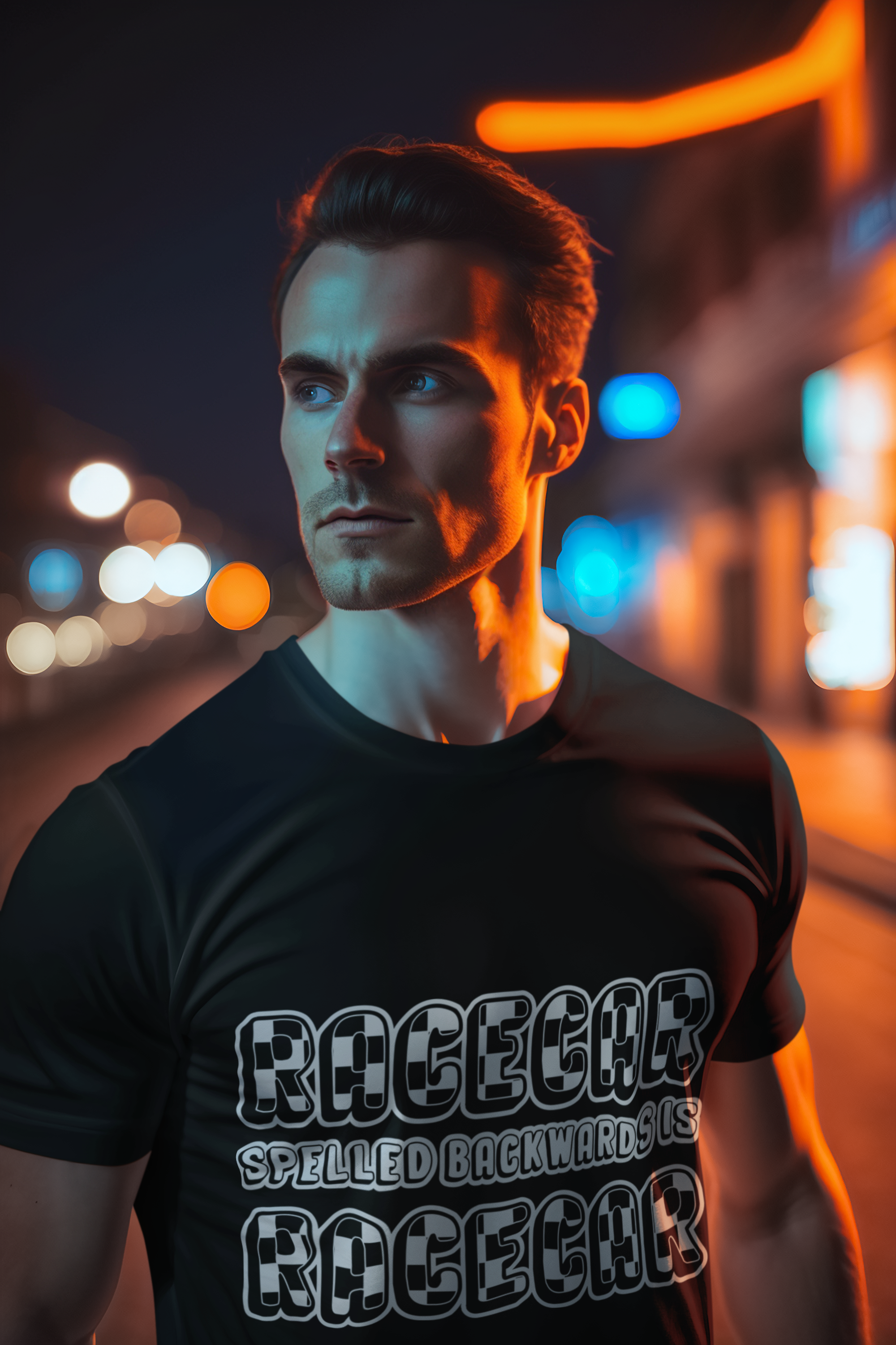 Racecar Spelled Backwards Is Racecar T-Shirt