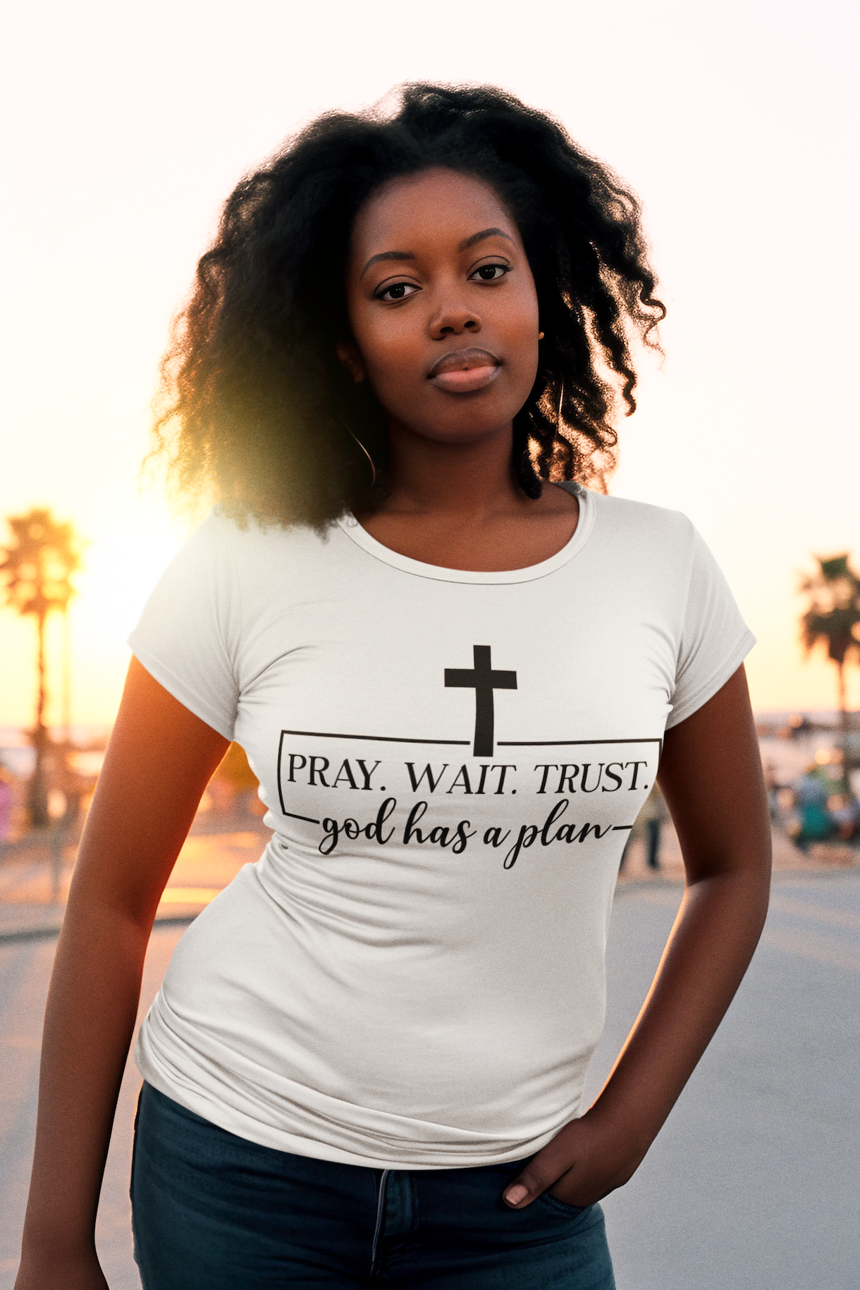 Pray Wait Trust God Has a Plan T-Shirt