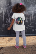 Celestial Cat & Crescent Moon T-Shirt