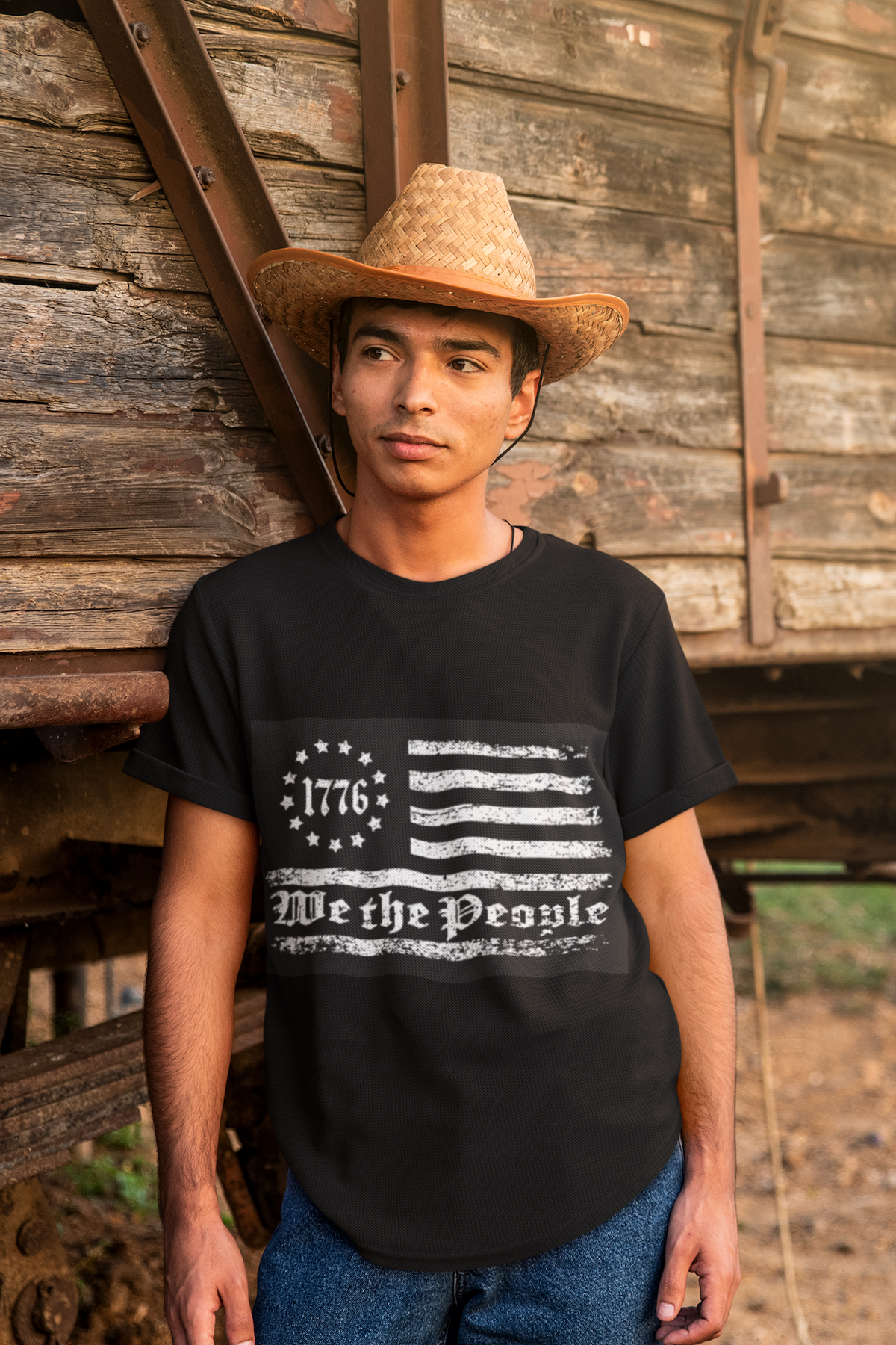 1776 We the People Betsy Ross Flag T-Shirt