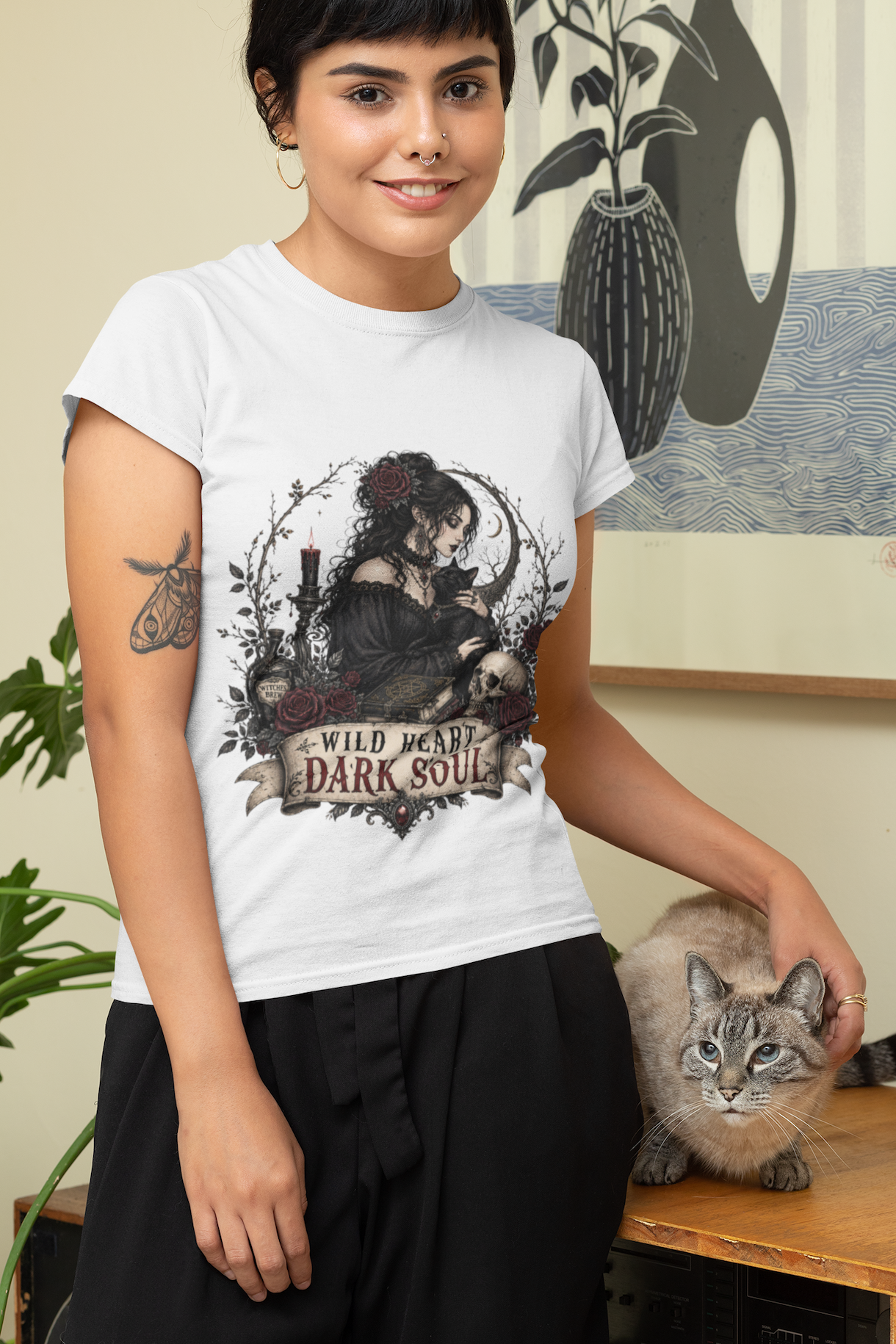 Wild Heart Dark Soul Witch T-Shirt