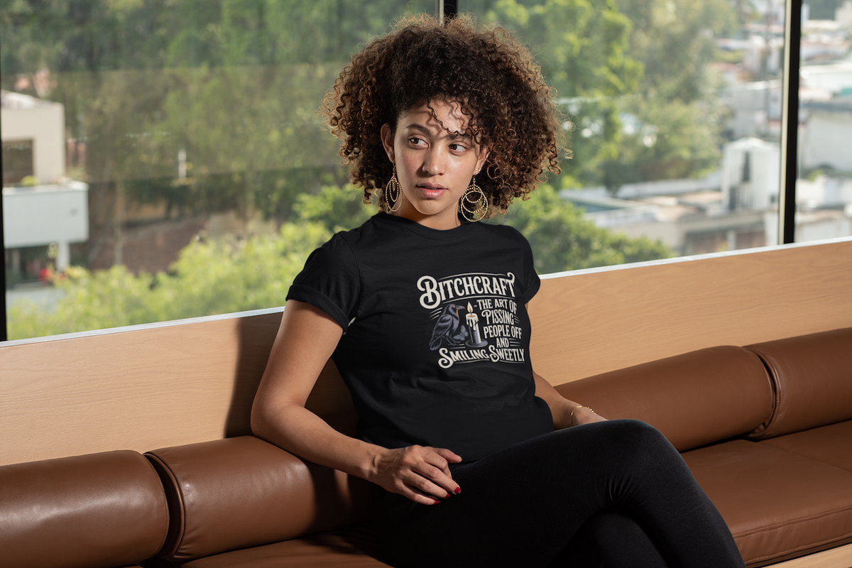 Bitchcraft The Art of Pissing People Off and Smiling Sweetly T-Shirt