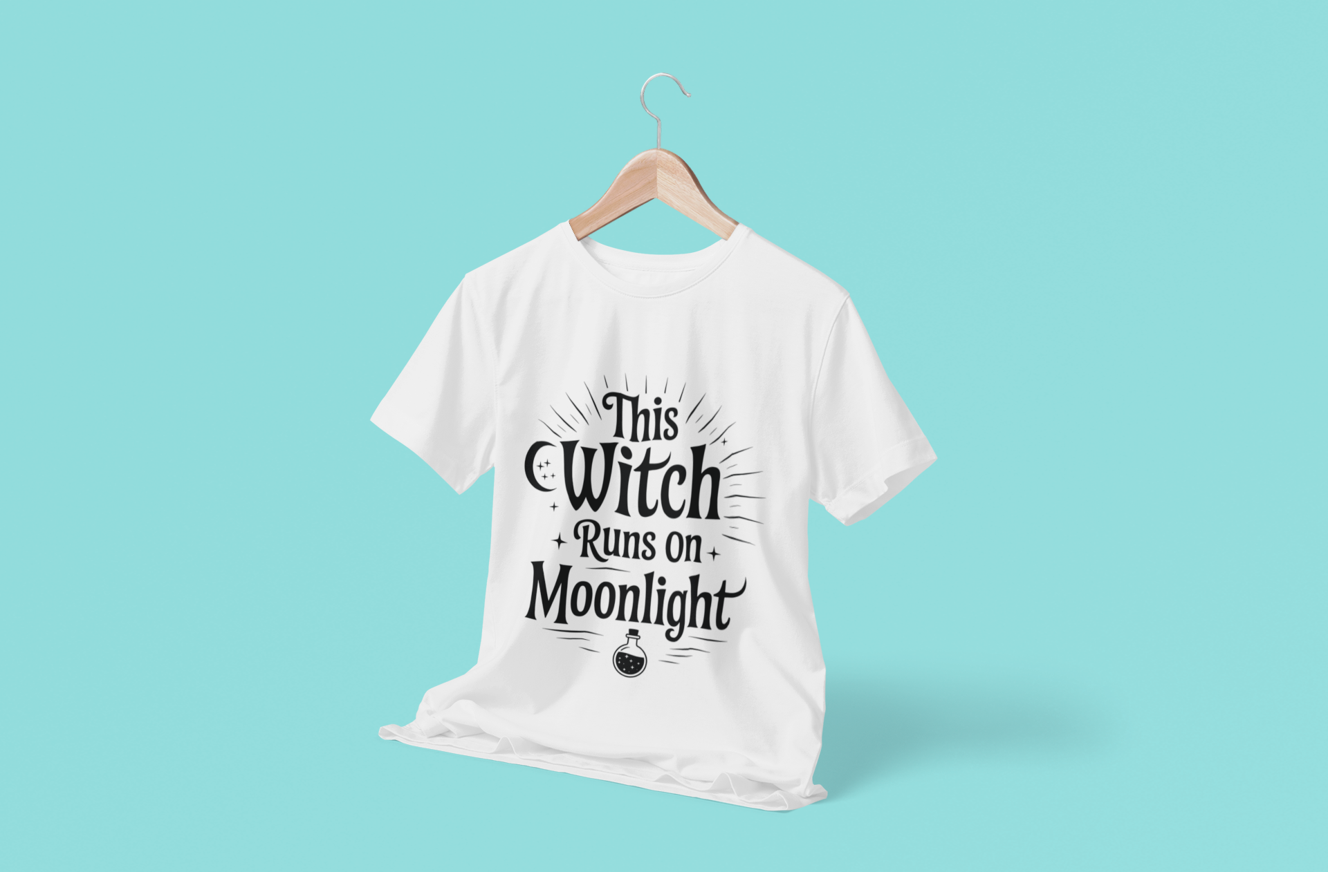 This Witch Runs on Moonlight T-Shirt