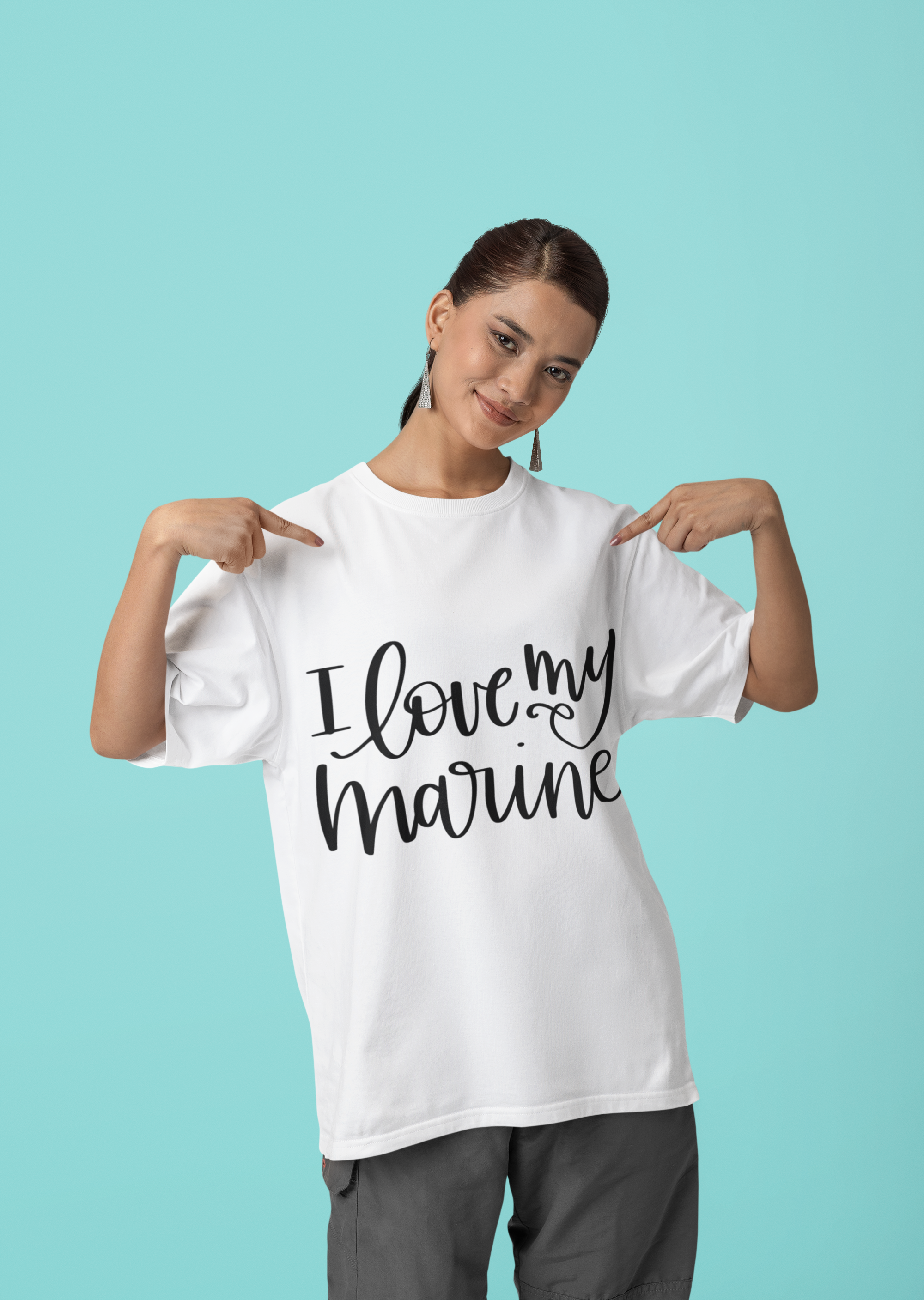 I Love my Marine T-Shirt