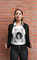 The Zero of Fucks Tarot Card T-Shirt - White
