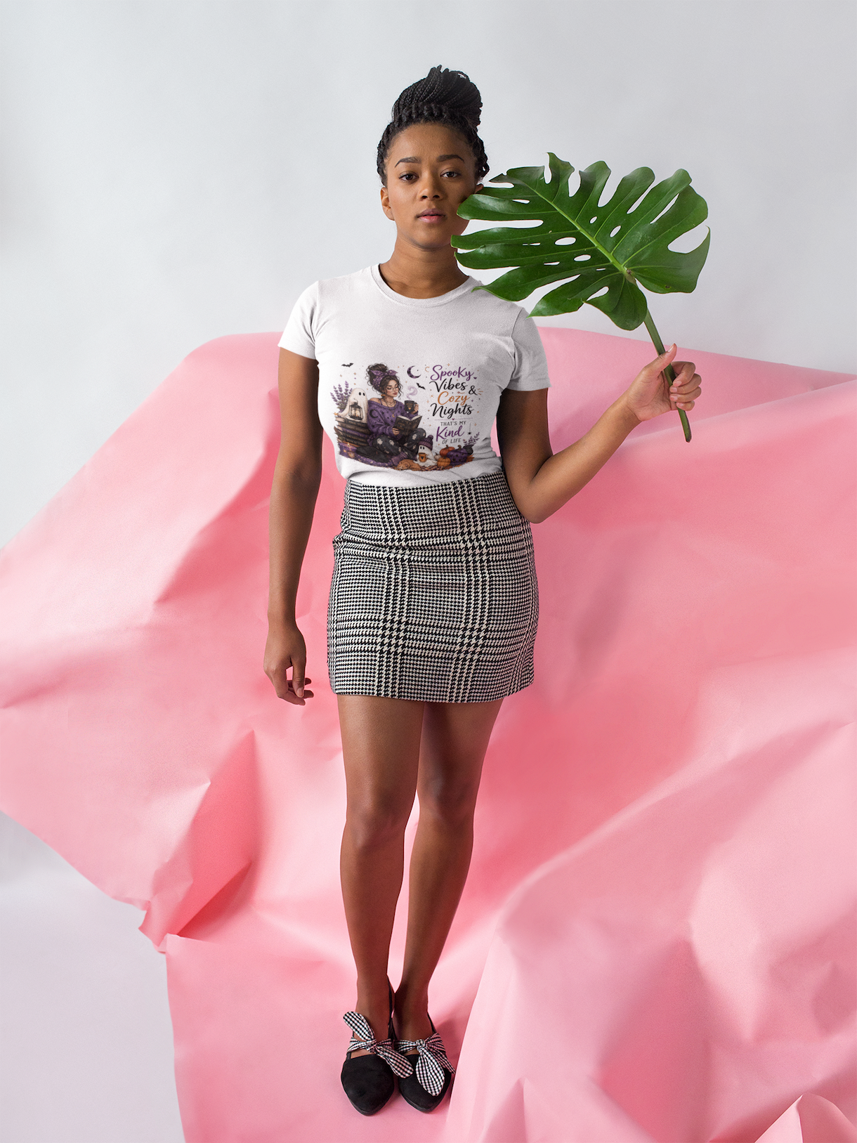 Spooky Vibes and Cozy Nights That's My Kind of Life Witch T-Shirt
