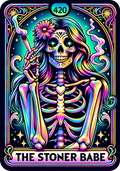 The Stoner Babe Tarot Card T-Shirt
