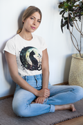 Black Cat Garden Moon Tee