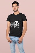 Easily Distracted by Planes Minimalist T-Shirt