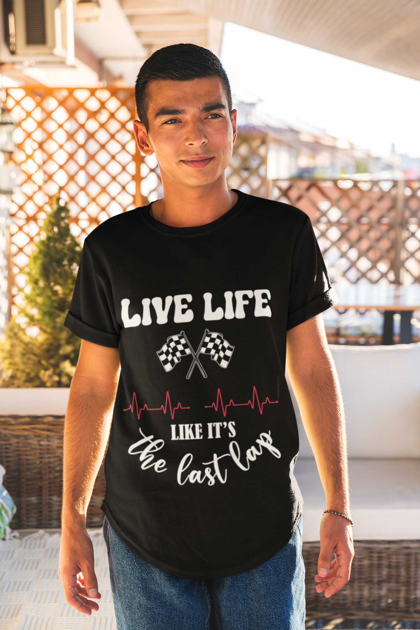 Live Life Like It's the Last Lap T-Shirt