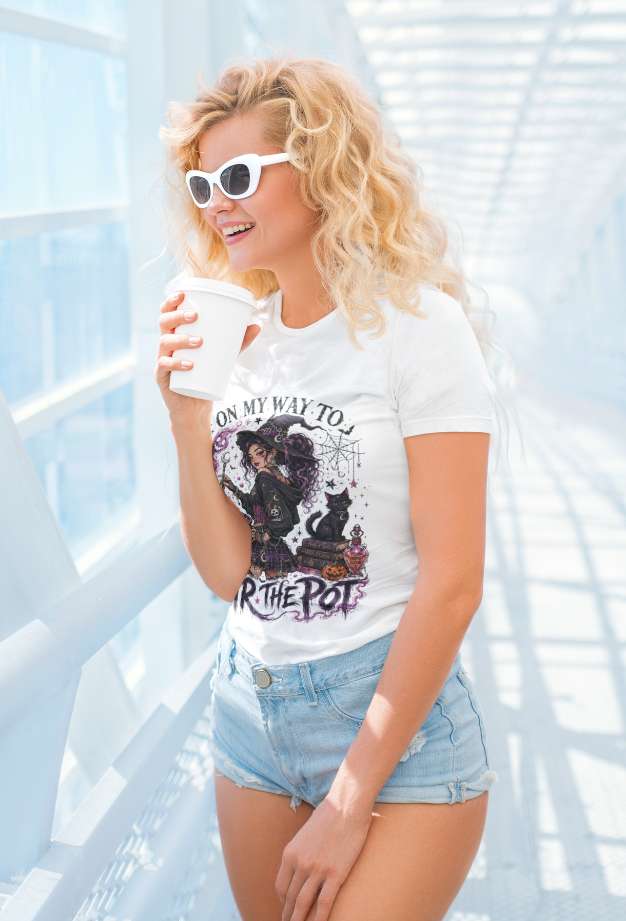 On My Way to Stir the Pot Witch T-Shirt