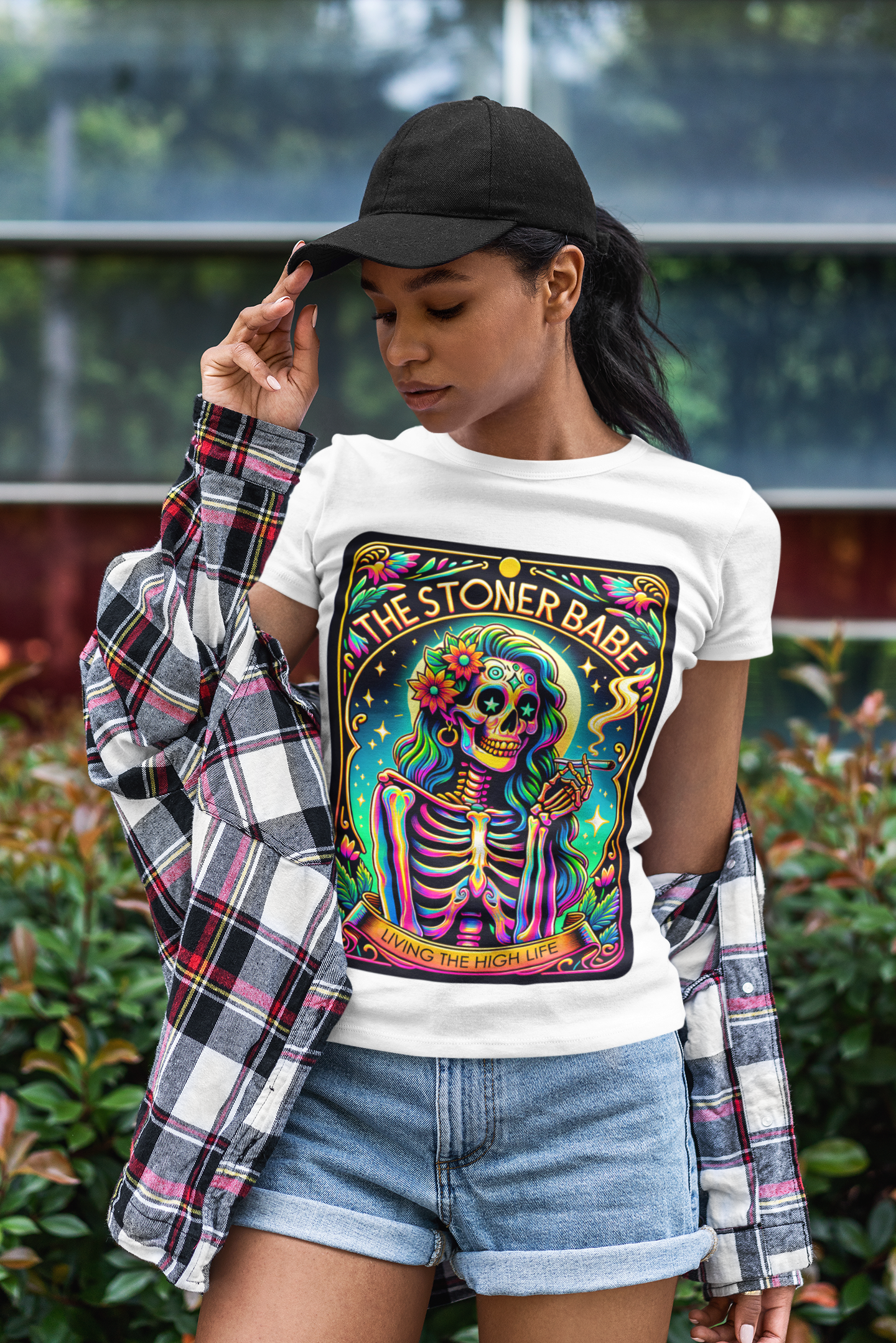 The Stoner Babe Tarot T-Shirt
