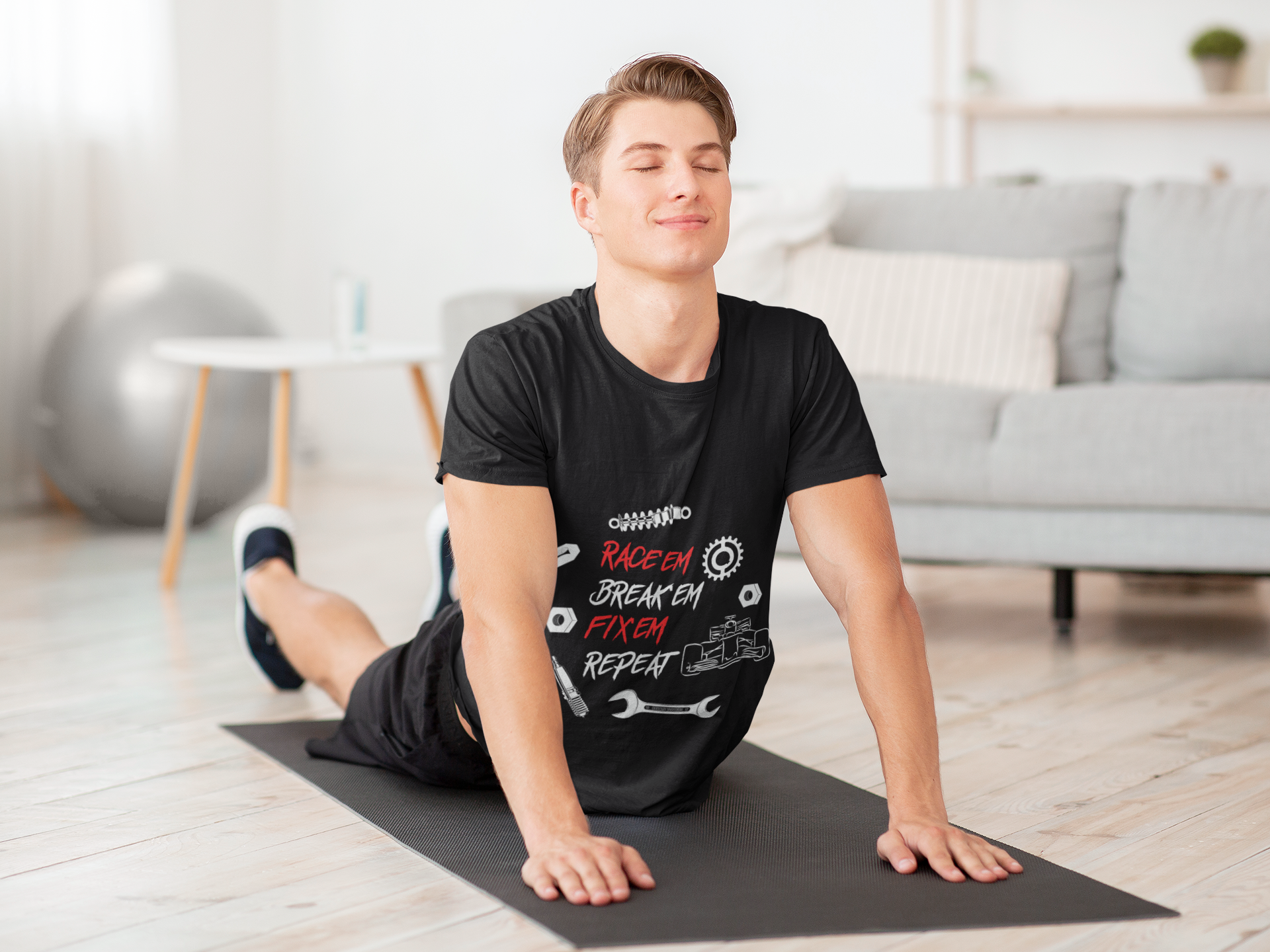 Race 'Em Break 'Em Fix 'Em Repeat T-Shirt