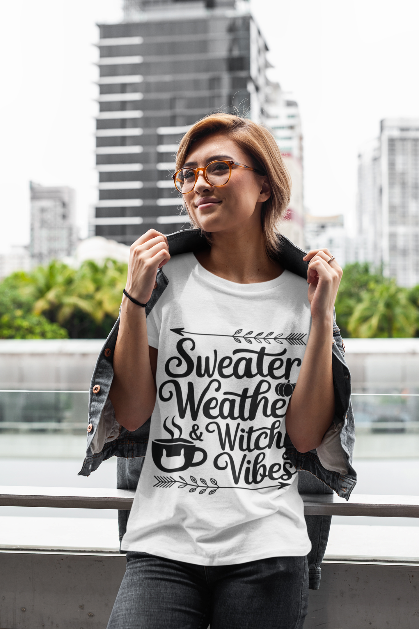 Sweater Weather & Witchy Vibes T-Shirt