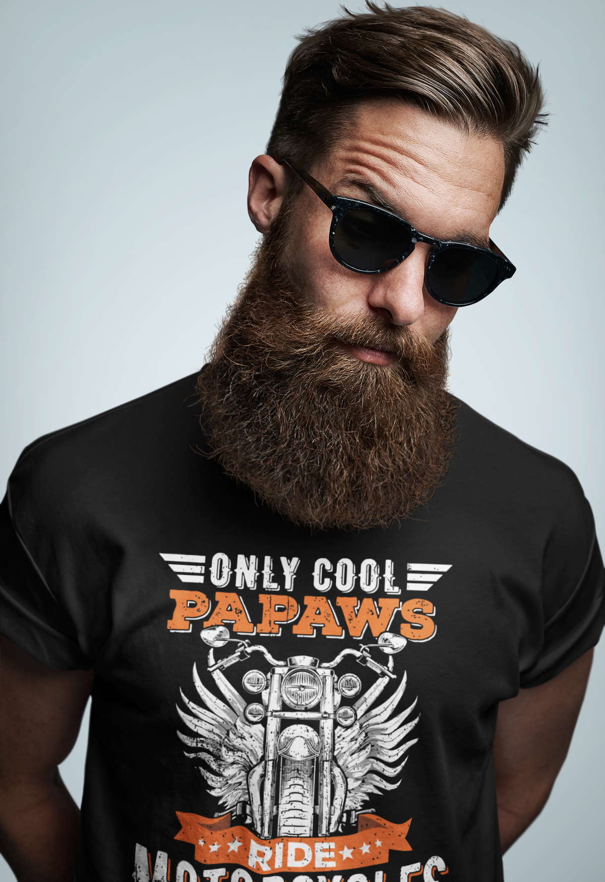 Only Cool Papaws Ride Motorcycles T-Shirt