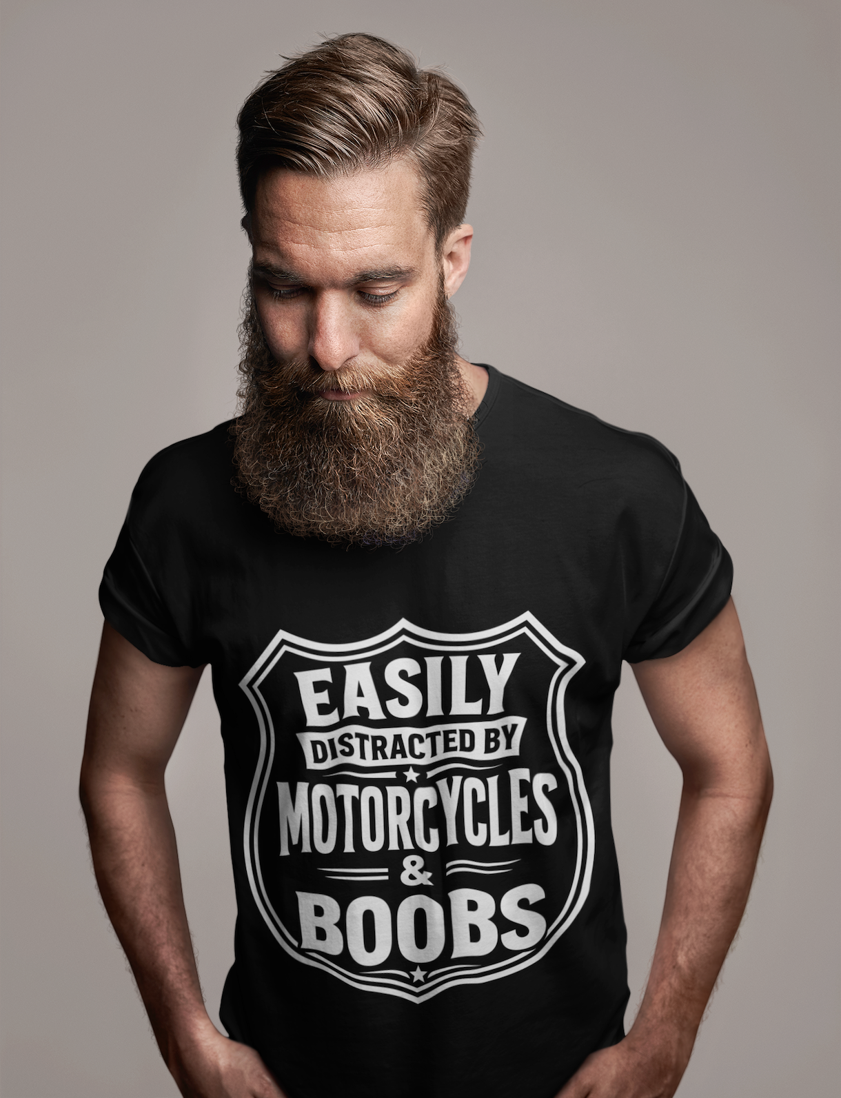 Easily Distracted By Motorcycles & Boobs T-Shirt