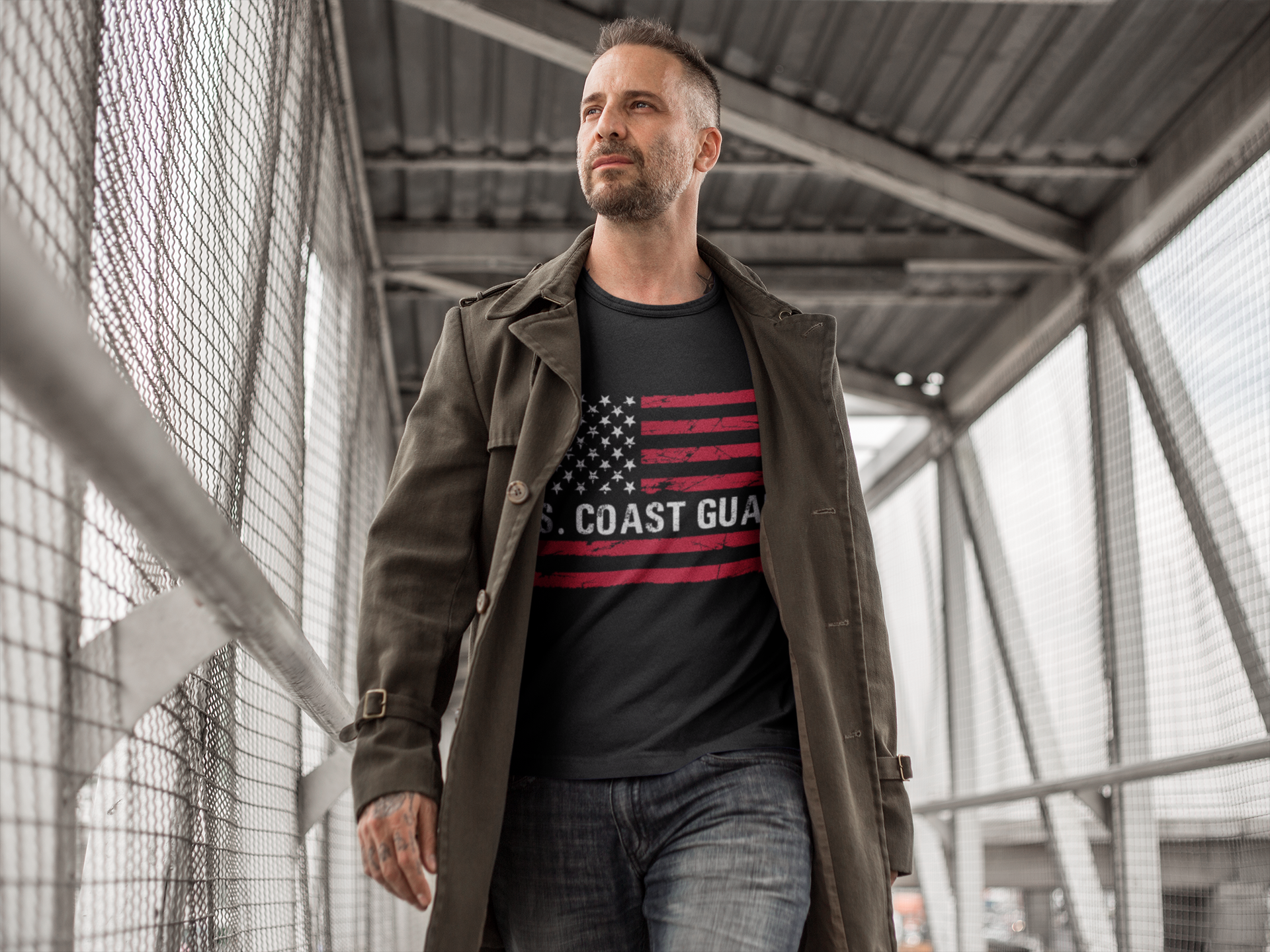 U.S. Coast Guard Flag T-Shirt