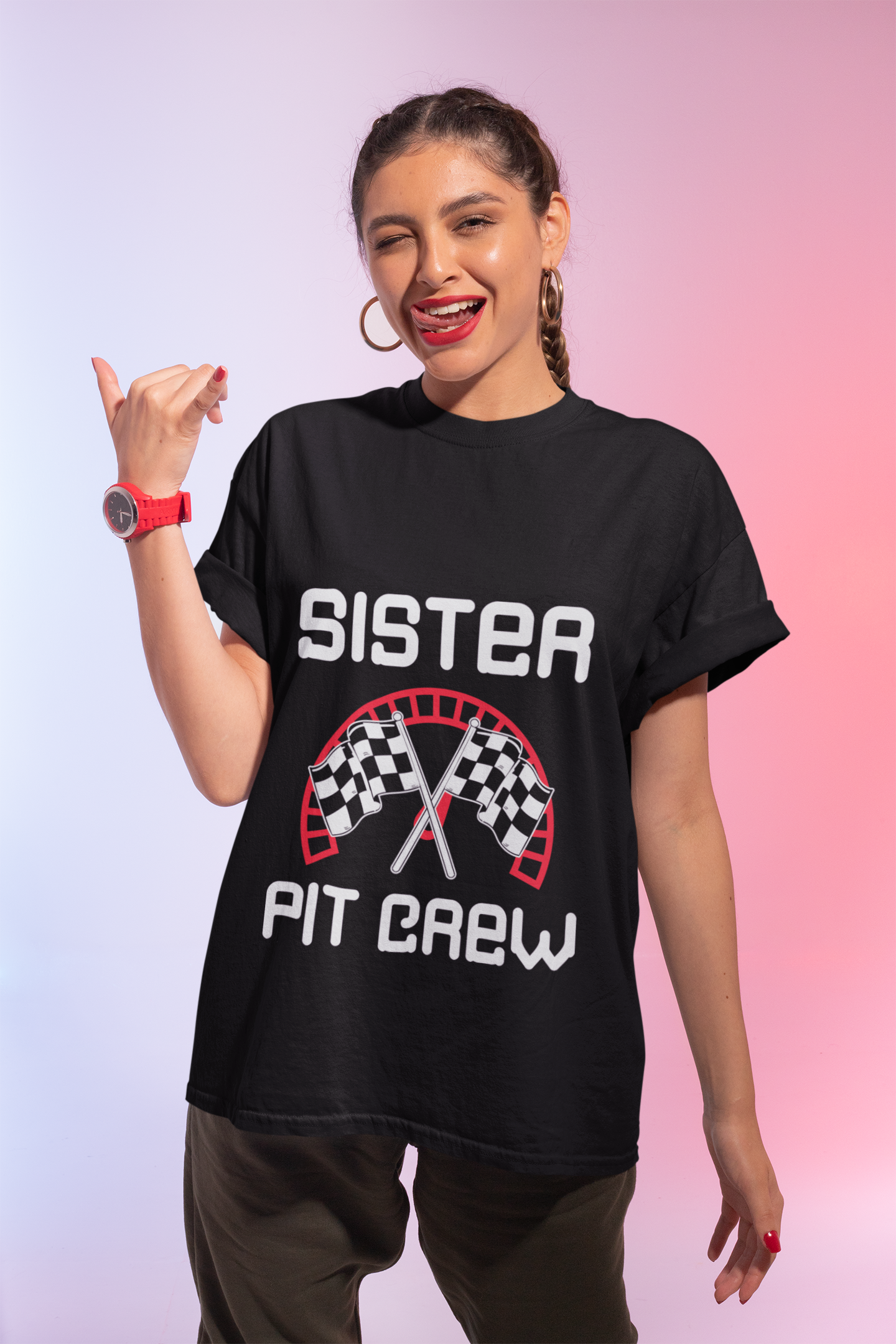 Sister Pit Crew T-Shirt