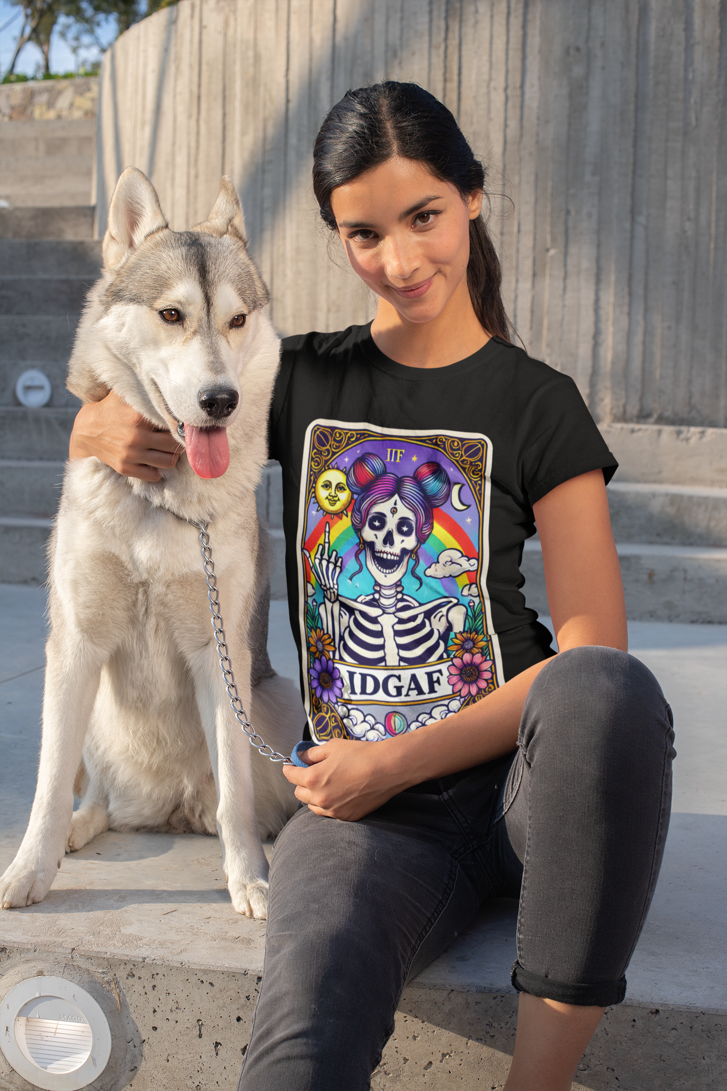 IDGAF Tarot Card T-Shirt