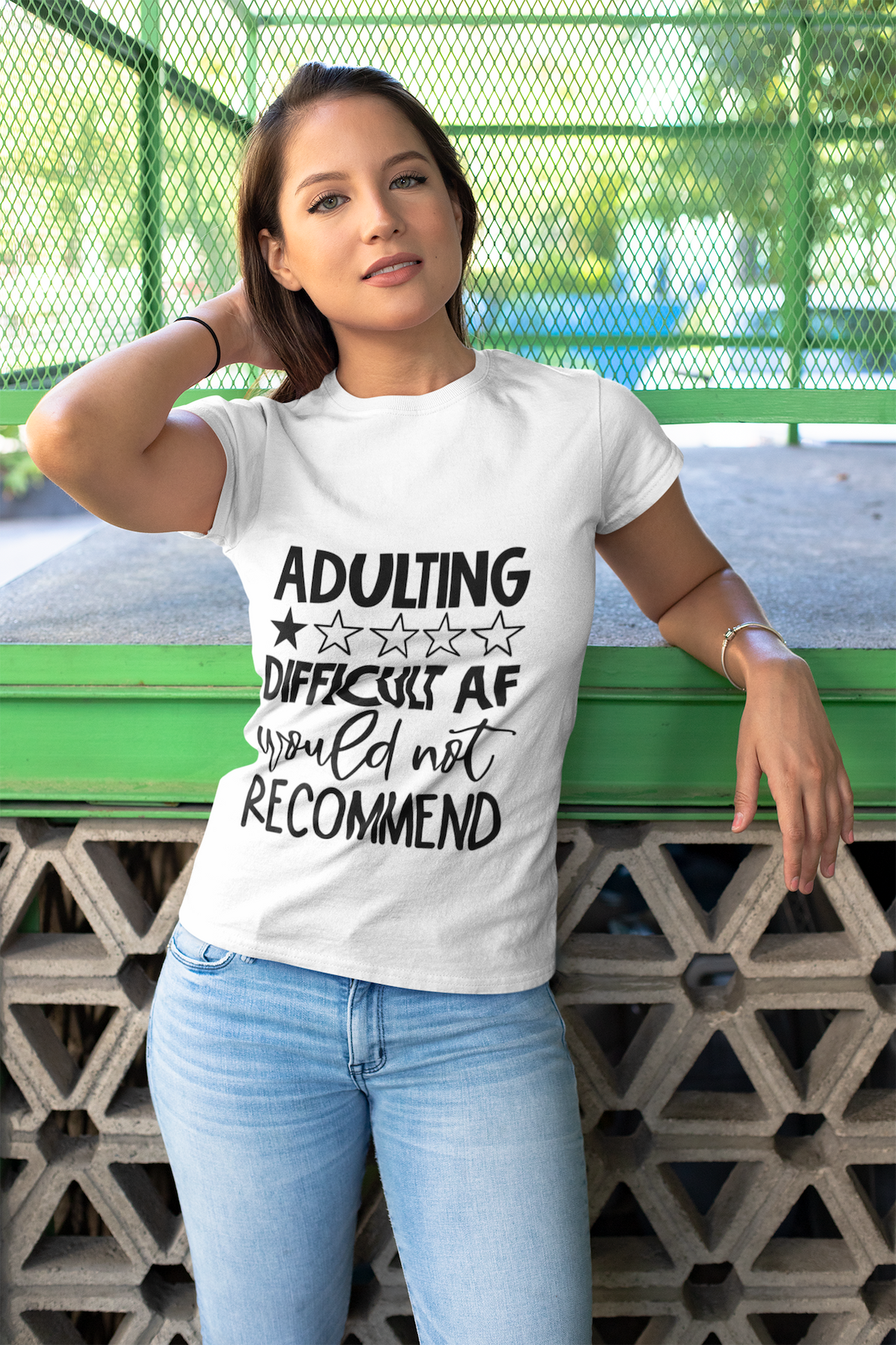Adulting Difficult AF Would Not Recommend T-Shirt