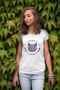 Mystic Moon Phase Cat Tee