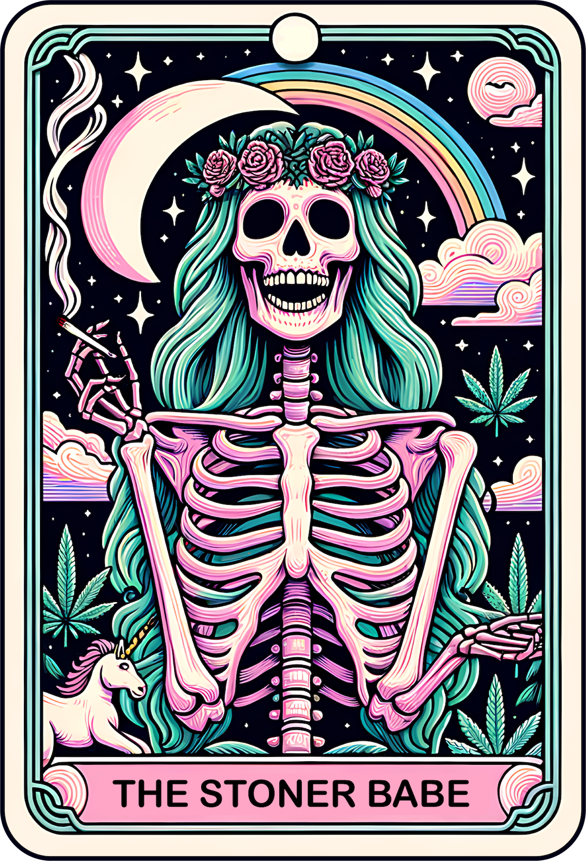 The Stoner Babe Tarot Card T-Shirt Vol. 3