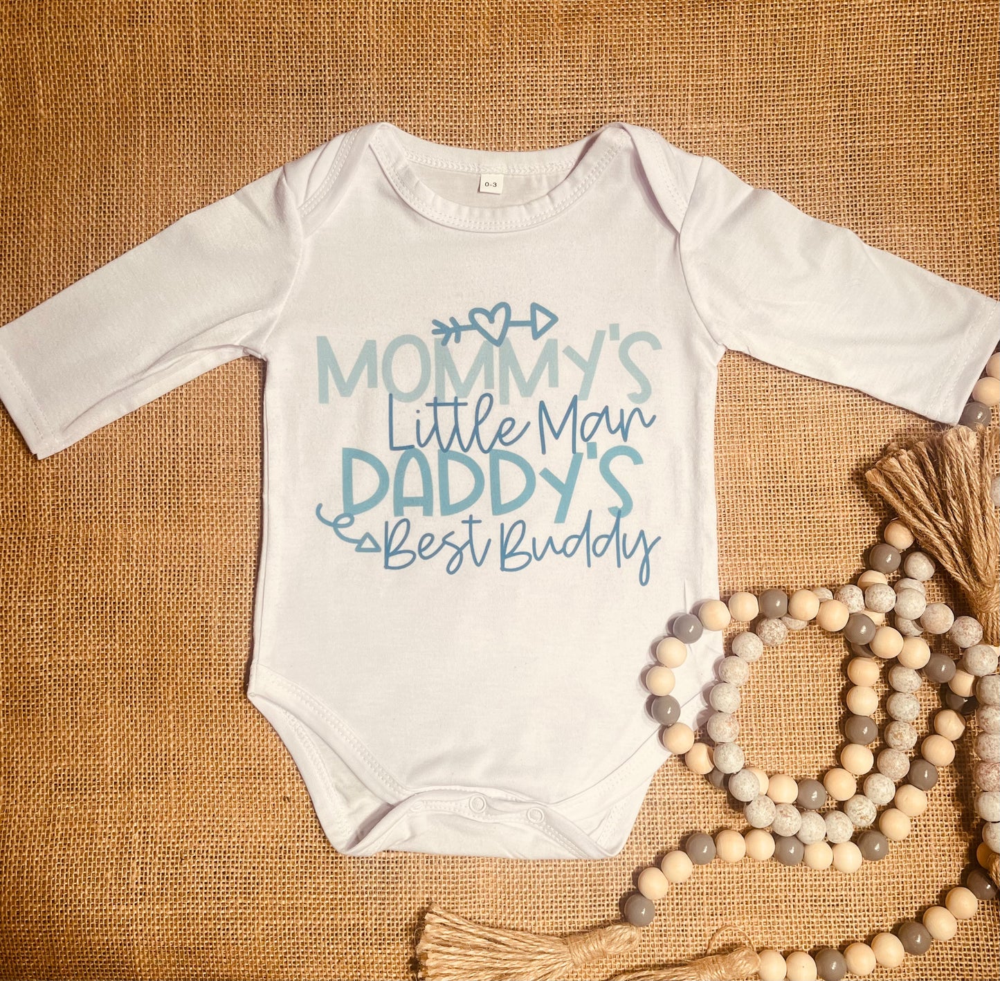 Mommy's Little Man - Daddy's Best Buddy Onesie